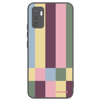 Picasee silikonski črni ovitek za Xiaomi Redmi Note 10 5G - Lobby tiles