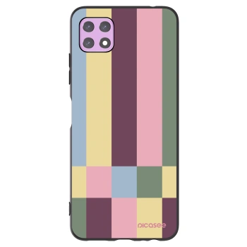 Picasee silikonski črni ovitek za Samsung Galaxy A22 A226B 5G - Lobby tiles