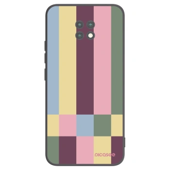 Picasee silikonski črni ovitek za Xiaomi Redmi Note 9T - Lobby tiles