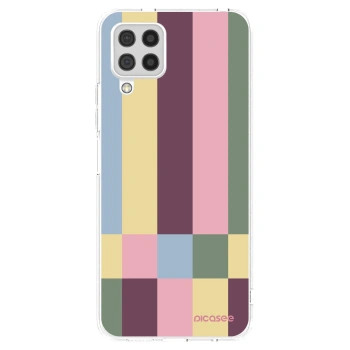 Picasee silikonski prozorni ovitek za Samsung Galaxy A22 A225F 4G - Lobby tiles