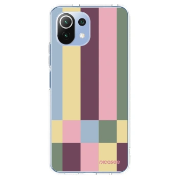 Picasee silikonski prozorni ovitek za Xiaomi 11 Lite 5G NE - Lobby tiles