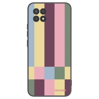 Picasee silikonski črni ovitek za Realme 8i - Lobby tiles