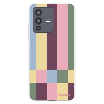 Picasee silikonski prozorni ovitek za Vivo V23 5G - Lobby tiles