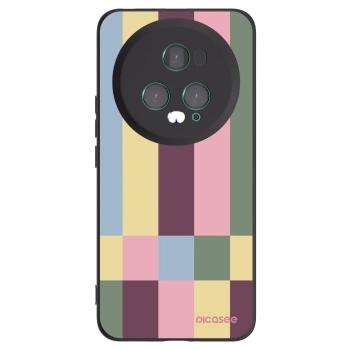 Picasee silikonski črni ovitek za Honor Magic5 Pro - Lobby tiles