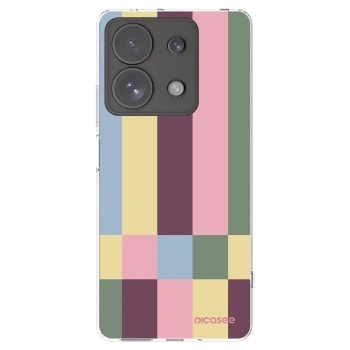 Picasee silikonski prozorni ovitek za Xiaomi Redmi Note 13 Pro 4G - Lobby tiles
