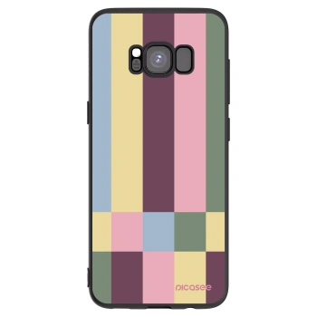 Picasee silikonski črni ovitek za Samsung Galaxy S8 G950F - Lobby tiles