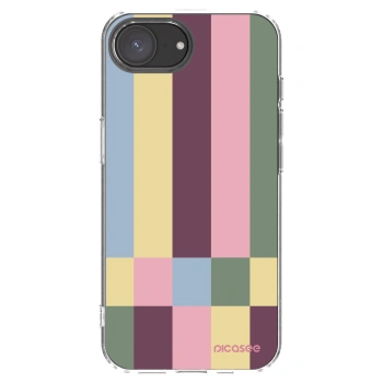 Picasee silikonski prozorni ovitek za Apple iPhone 16e - Lobby tiles