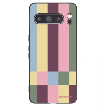 Picasee silikonski črni ovitek za Google Pixel 8 Pro - Lobby tiles