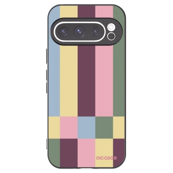Picasee silikonski črni ovitek za Google Pixel 9 Pro - Lobby tiles