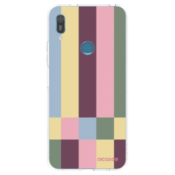 Picasee silikonski prozorni ovitek za Huawei Y6 2019 - Lobby tiles