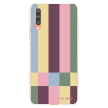 Picasee silikonski prozorni ovitek za Samsung Galaxy A70 A705F - Lobby tiles