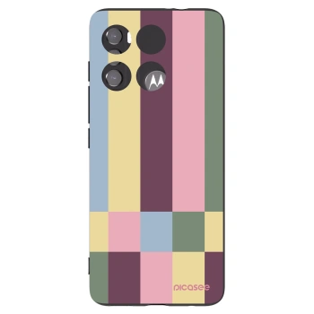 Picasee silikonski črni ovitek za Motorola Edge 60 5G - Lobby tiles