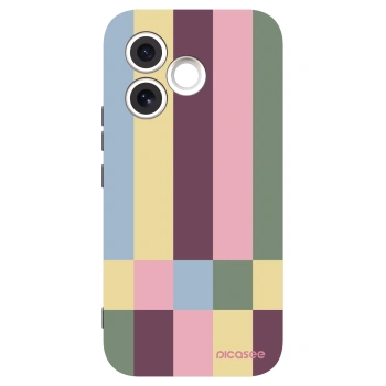 Picasee silikonski črni ovitek za Honor 600 Lite - Lobby tiles