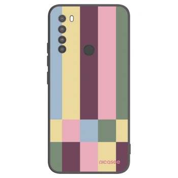 Picasee silikonski črni ovitek za Xiaomi Redmi Note 8 - Lobby tiles