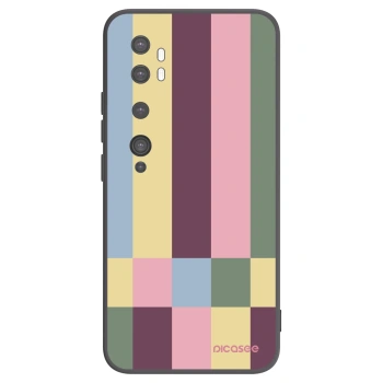 Picasee silikonski črni ovitek za Xiaomi Mi Note 10 (Pro) - Lobby tiles