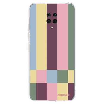 Picasee silikonski prozorni ovitek za Xiaomi Redmi Note 9 Pro - Lobby tiles