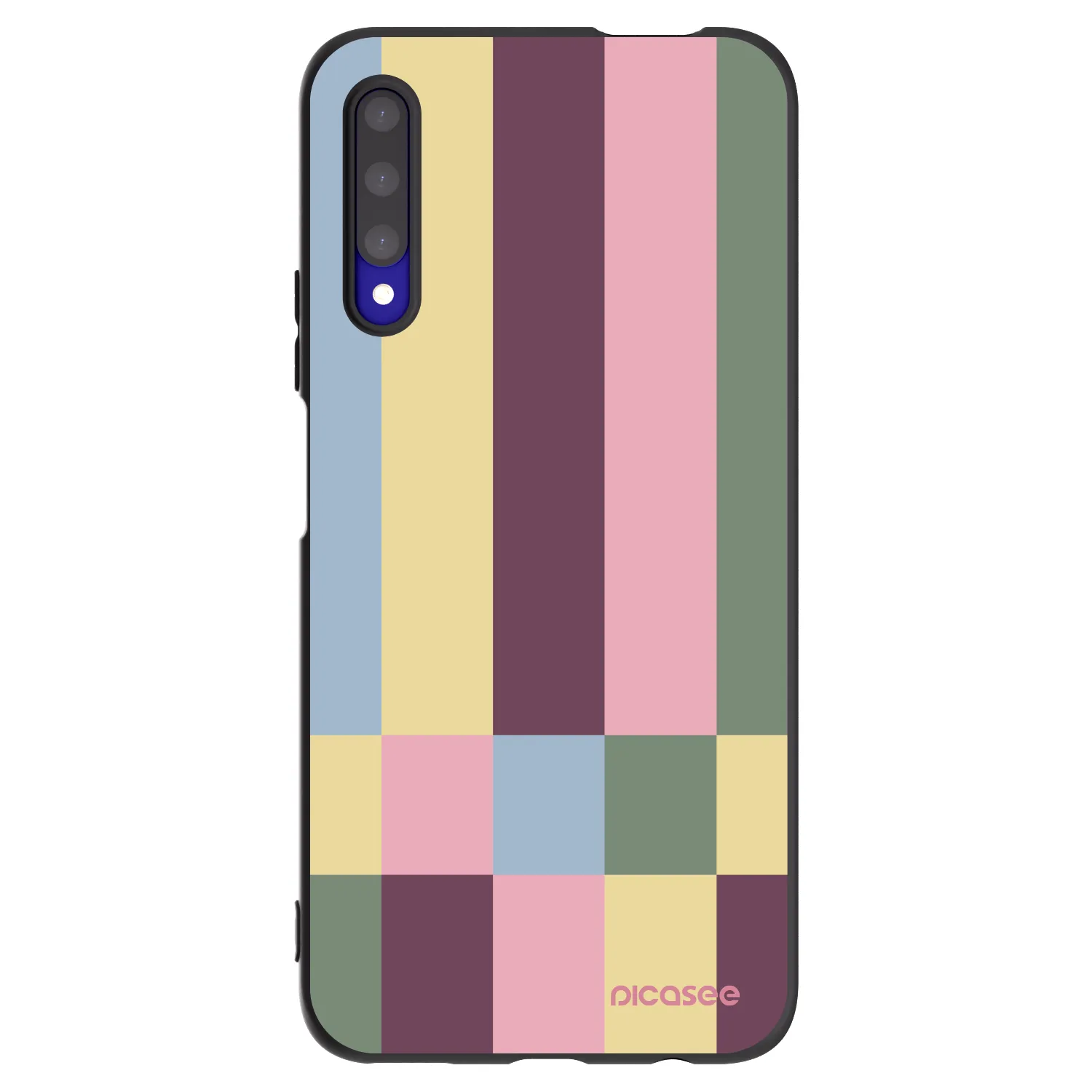 Picasee silikonski črni ovitek za Honor 9X Pro - Lobby tiles