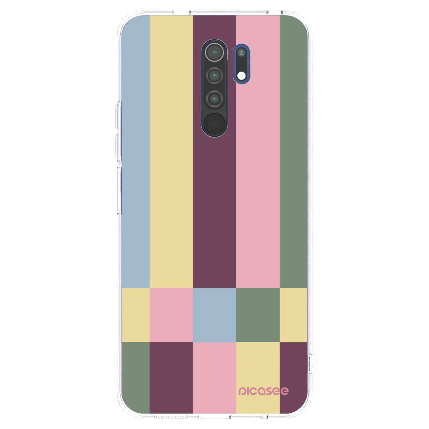 Picasee silikonski prozorni ovitek za Xiaomi Redmi 9 - Lobby tiles