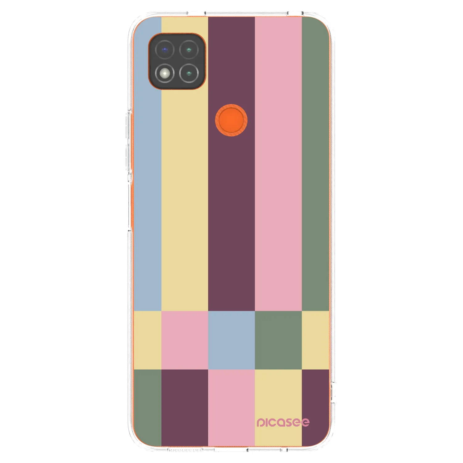 Picasee silikonski prozorni ovitek za Xiaomi Redmi 9C - Lobby tiles