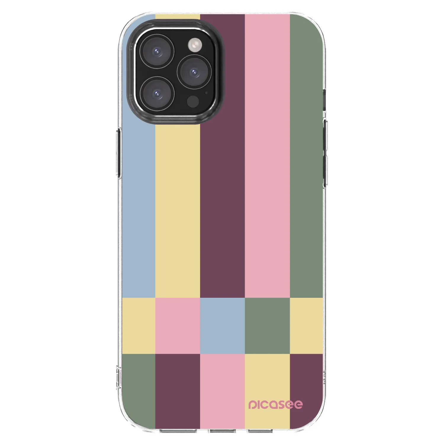 Picasee silikonski prozorni ovitek za Apple iPhone 12 Pro Max - Lobby tiles