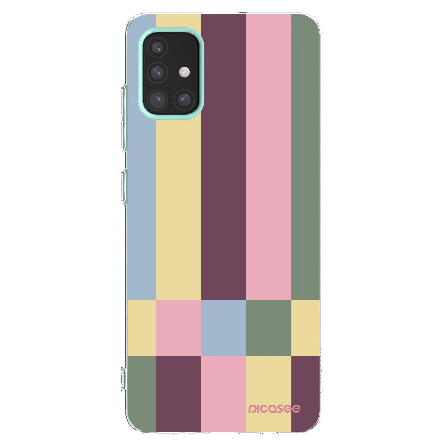 Picasee silikonski prozorni ovitek za Samsung Galaxy M31s - Lobby tiles
