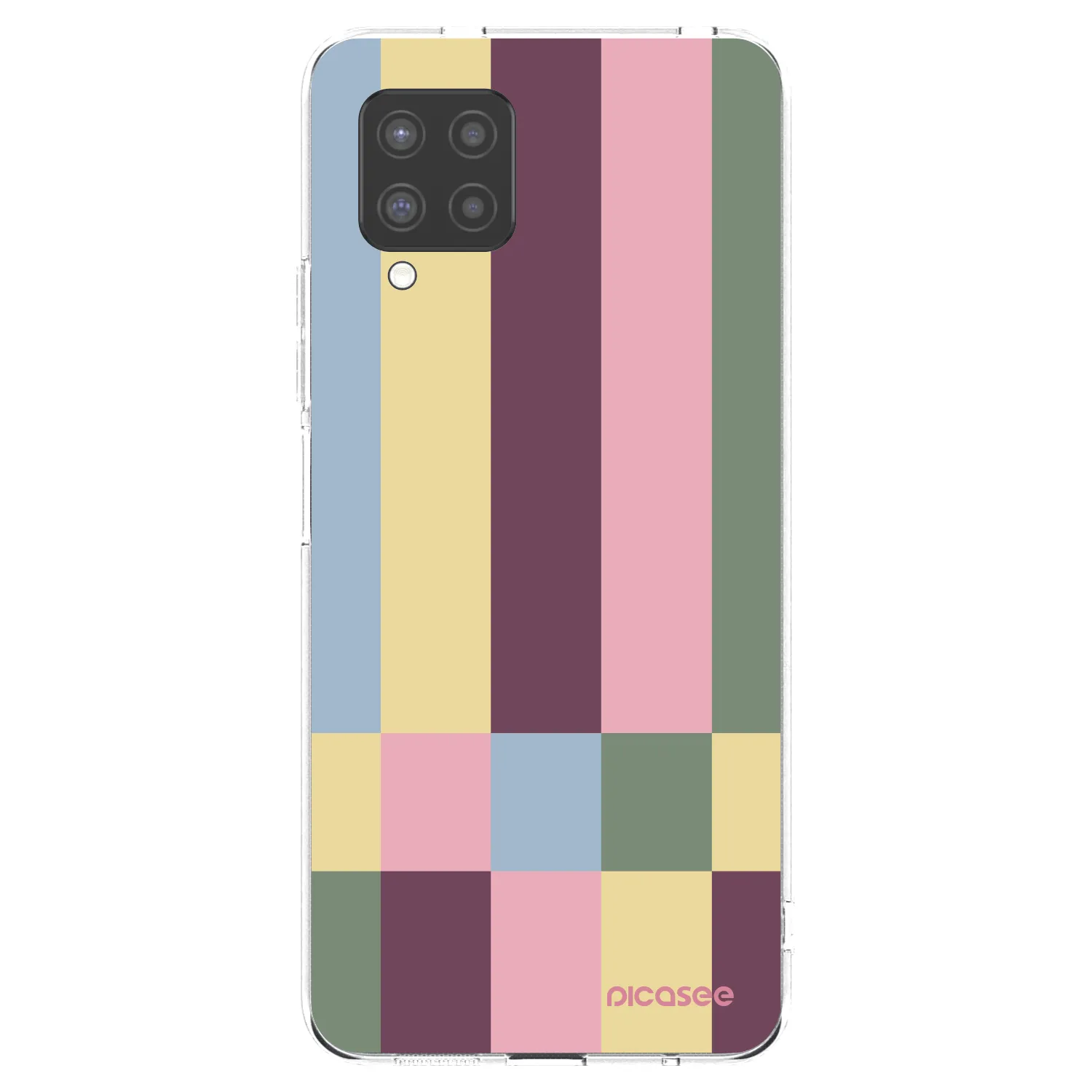 Picasee silikonski prozorni ovitek za Samsung Galaxy A42 A426B - Lobby tiles