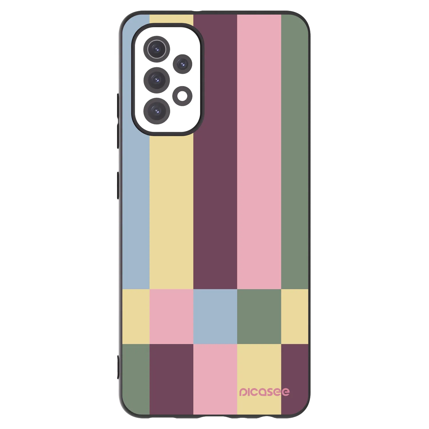 Picasee silikonski črni ovitek za Samsung Galaxy A32 5G A326B - Lobby tiles