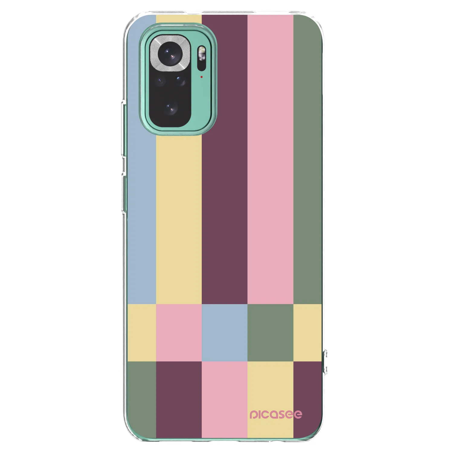 Picasee silikonski prozorni ovitek za Xiaomi Redmi Note 10 Pro - Lobby tiles