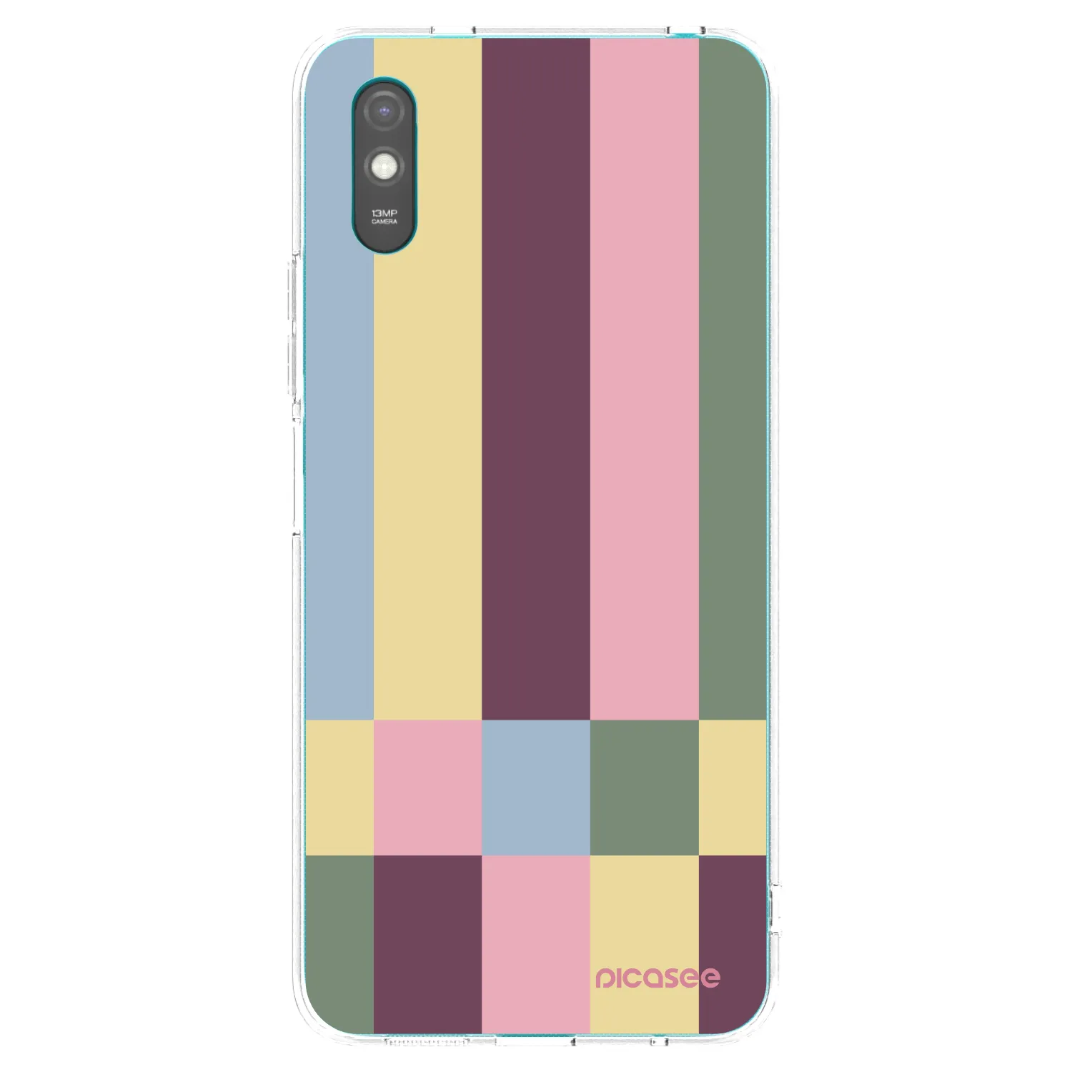 Picasee silikonski prozorni ovitek za Xiaomi Redmi 9AT - Lobby tiles
