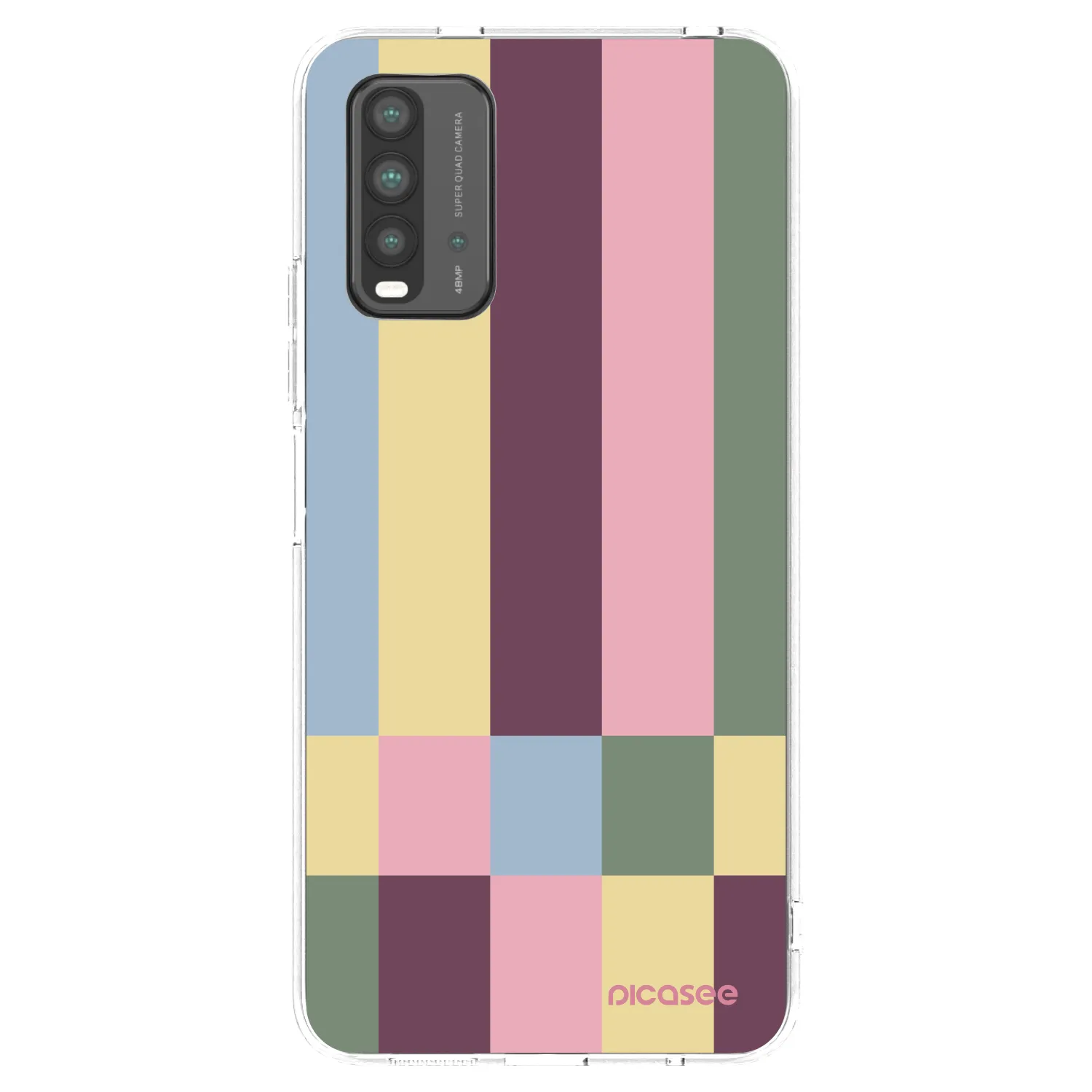 Picasee silikonski črni ovitek za Xiaomi Redmi 9T - Lobby tiles