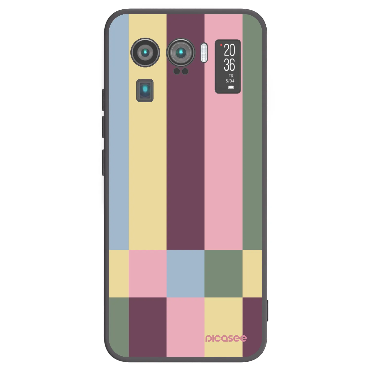 Picasee silikonski črni ovitek za Xiaomi Mi 11 Ultra - Lobby tiles