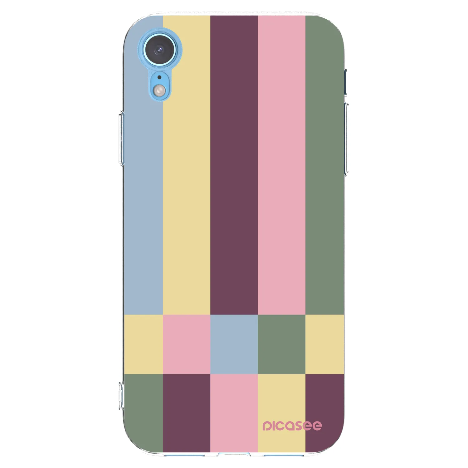 Picasee silikonski prozorni ovitek za Apple iPhone XR - Lobby tiles
