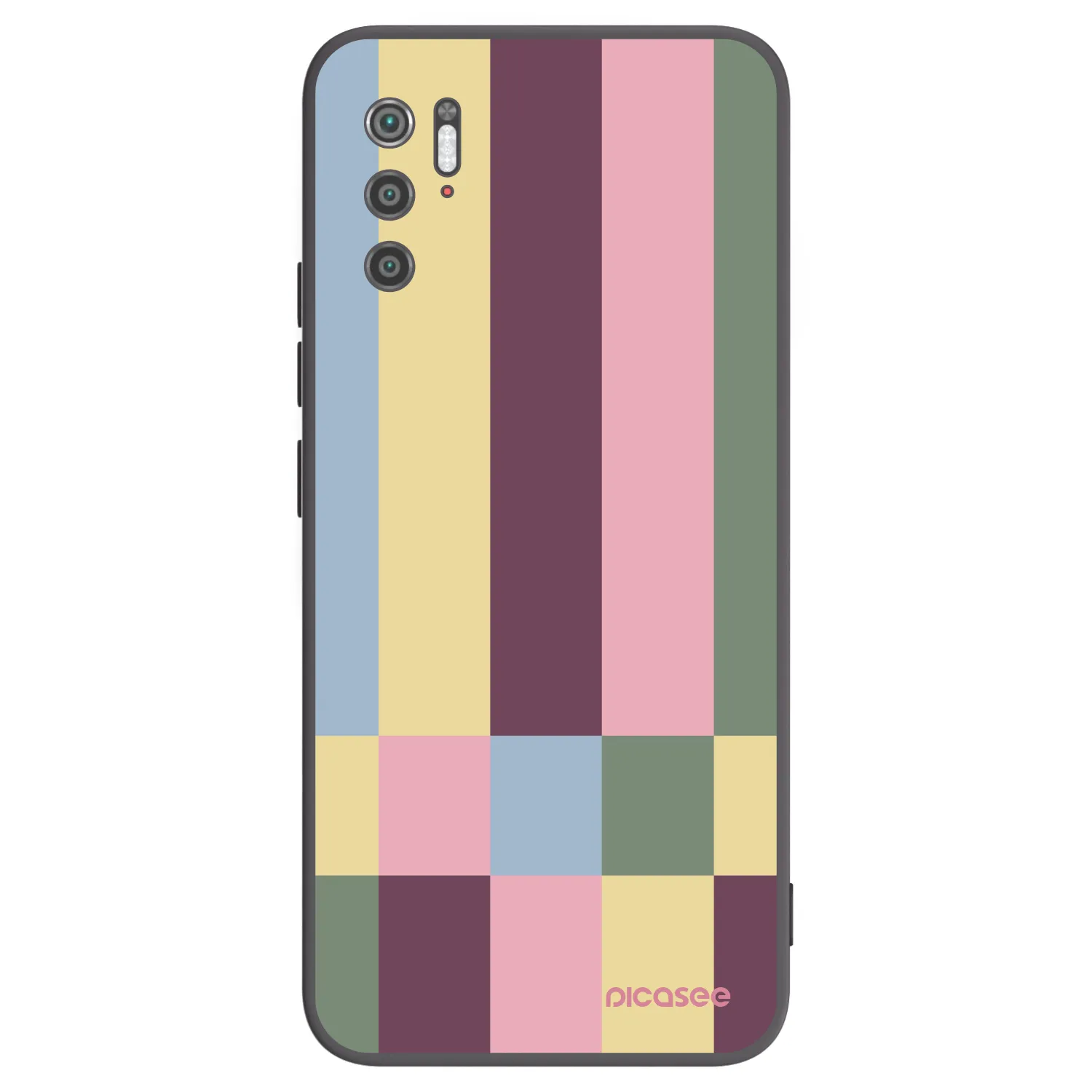 Picasee silikonski črni ovitek za Xiaomi Poco M3 Pro 5G - Lobby tiles