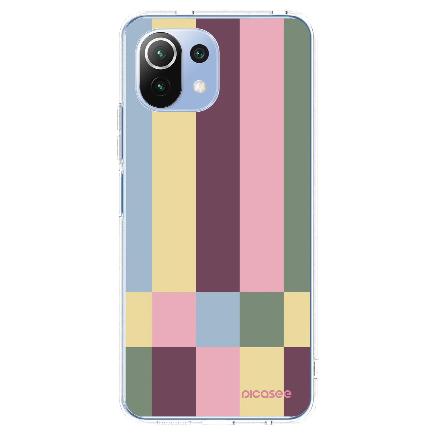 Silikonski prozorni ovitek za Xiaomi 11 Lite 5G NE - Lobby tiles