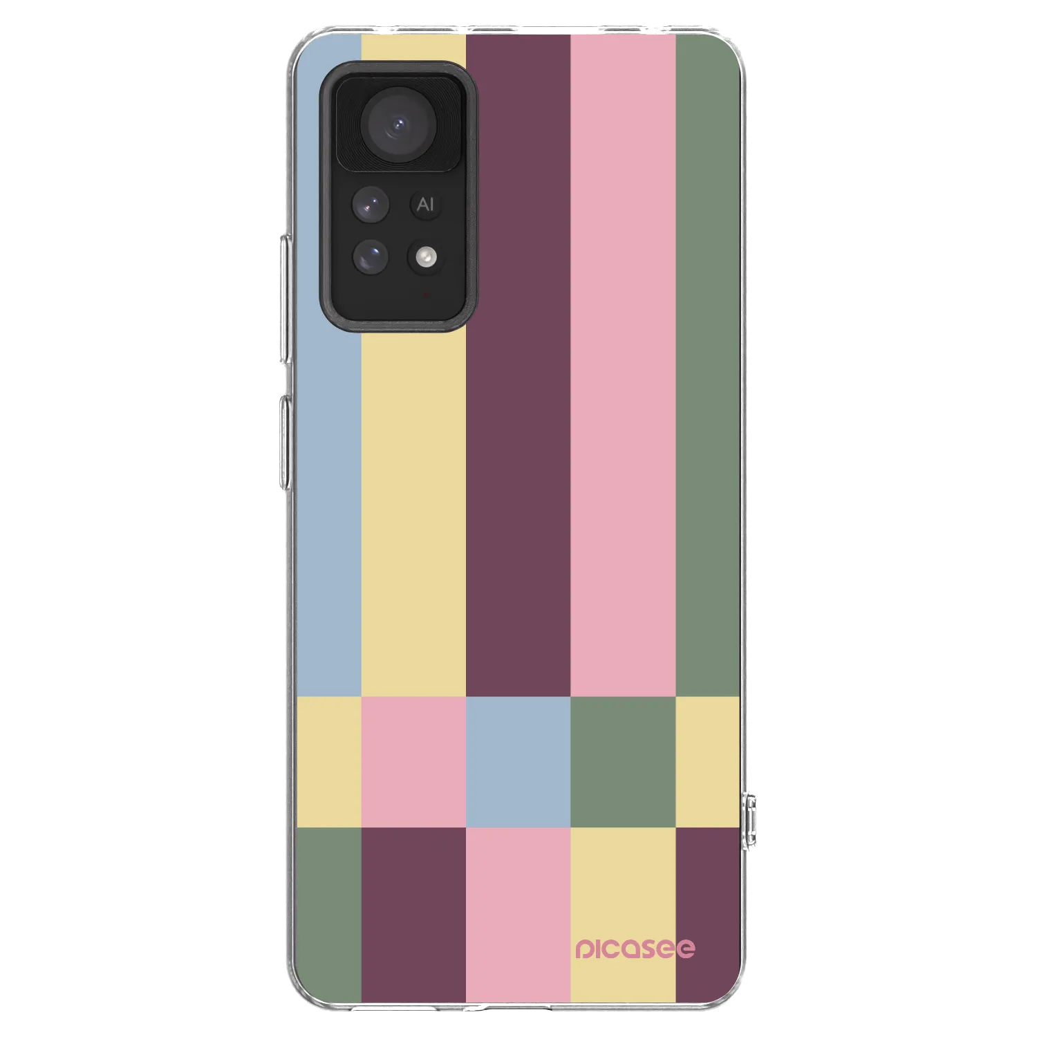Picasee silikonski prozorni ovitek za Xiaomi Redmi Note 11 Pro - Lobby tiles