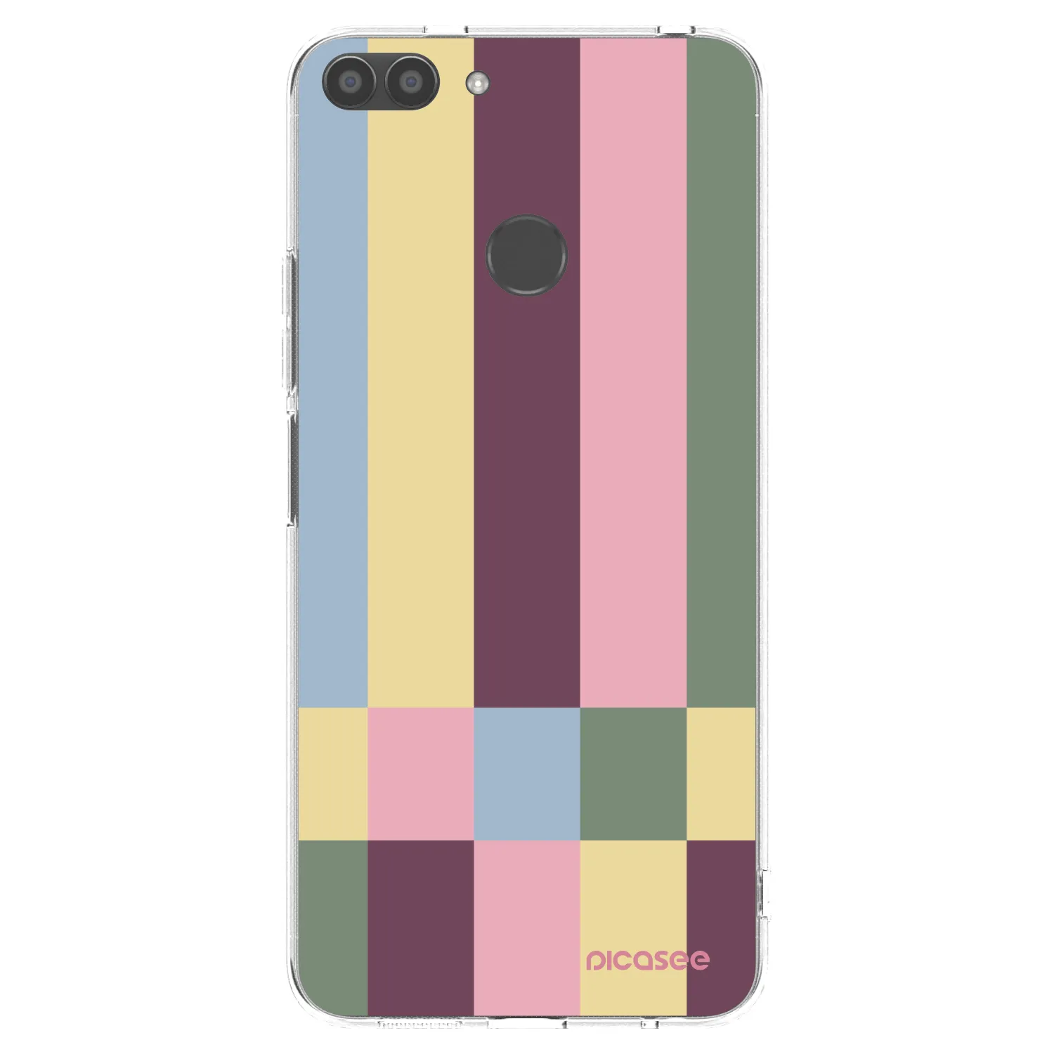 Picasee silikonski prozorni ovitek za Huawei P Smart - Lobby tiles