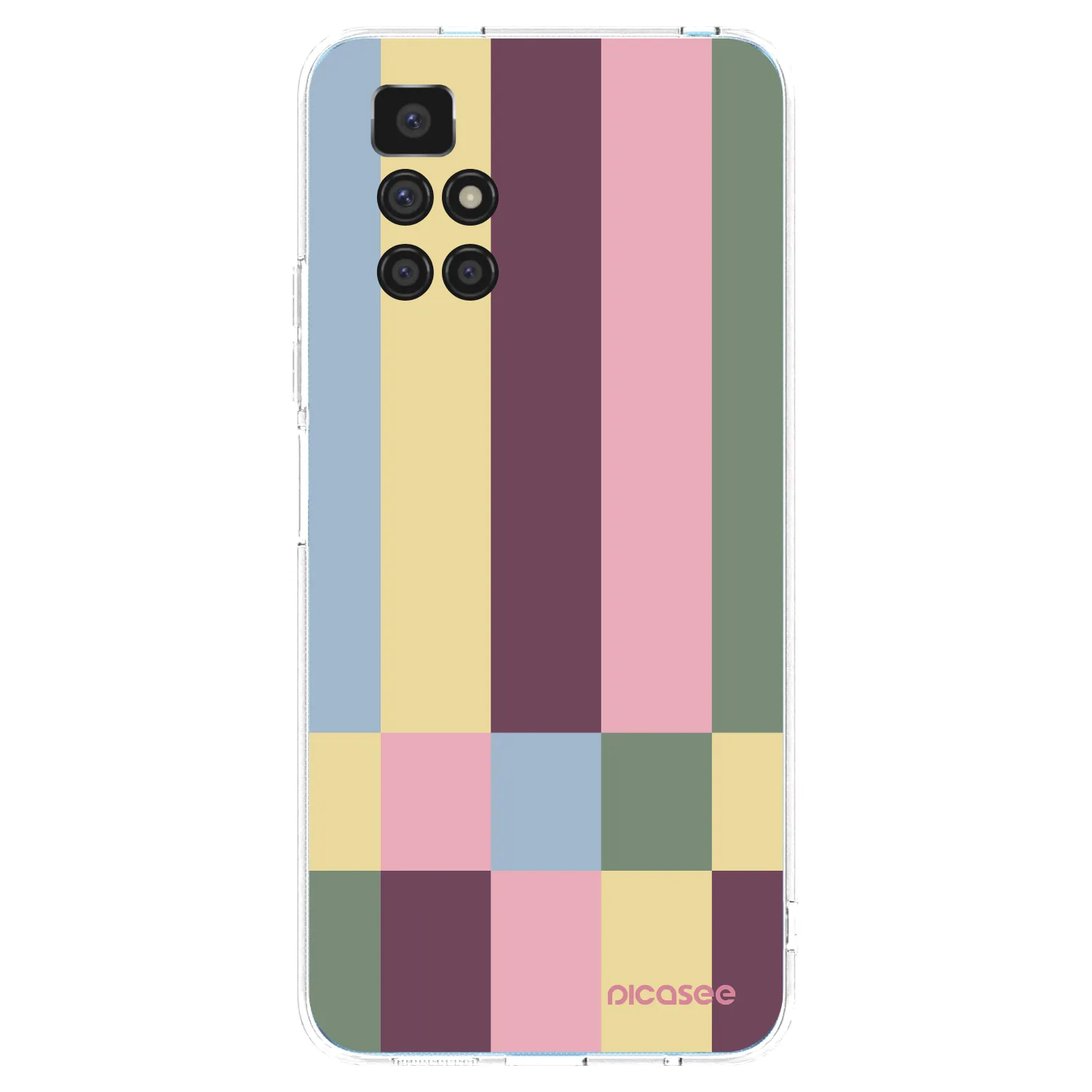 Picasee silikonski prozorni ovitek za Xiaomi Redmi 10 (2022) - Lobby tiles