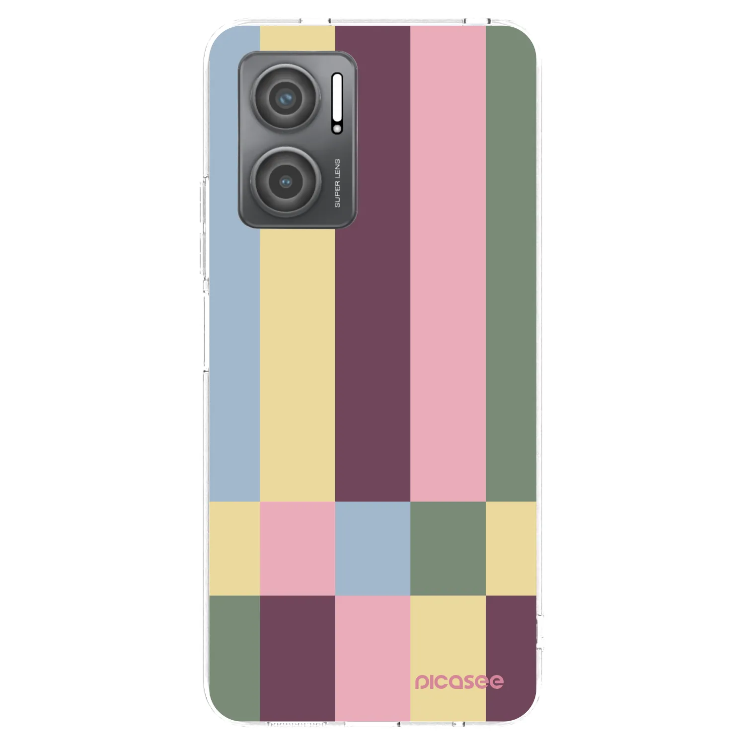 Picasee silikonski prozorni ovitek za Xiaomi Redmi 10 5G - Lobby tiles
