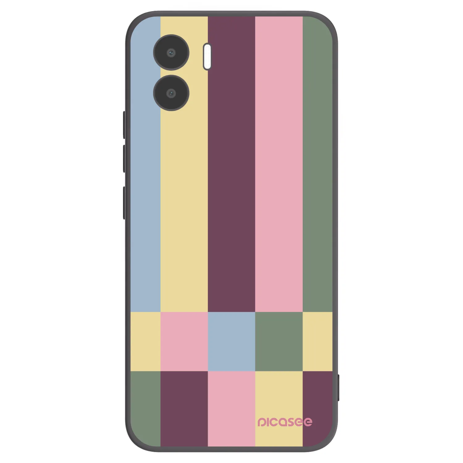 Picasee silikonski črni ovitek za Xiaomi Redmi A1 - Lobby tiles