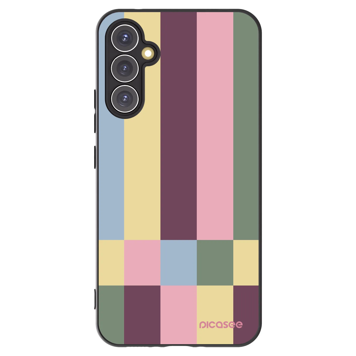 Picasee silikonski črni ovitek za Samsung Galaxy A34 5G A346B - Lobby tiles