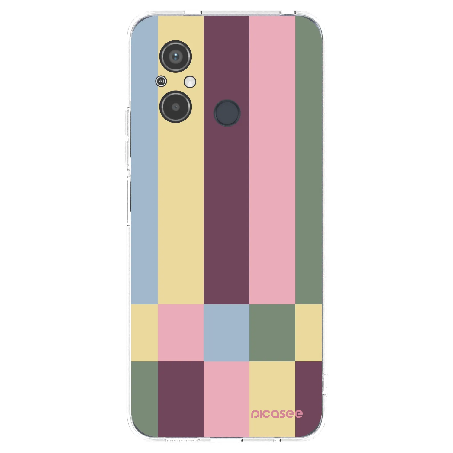 Picasee silikonski prozorni ovitek za Xiaomi Redmi 12C - Lobby tiles