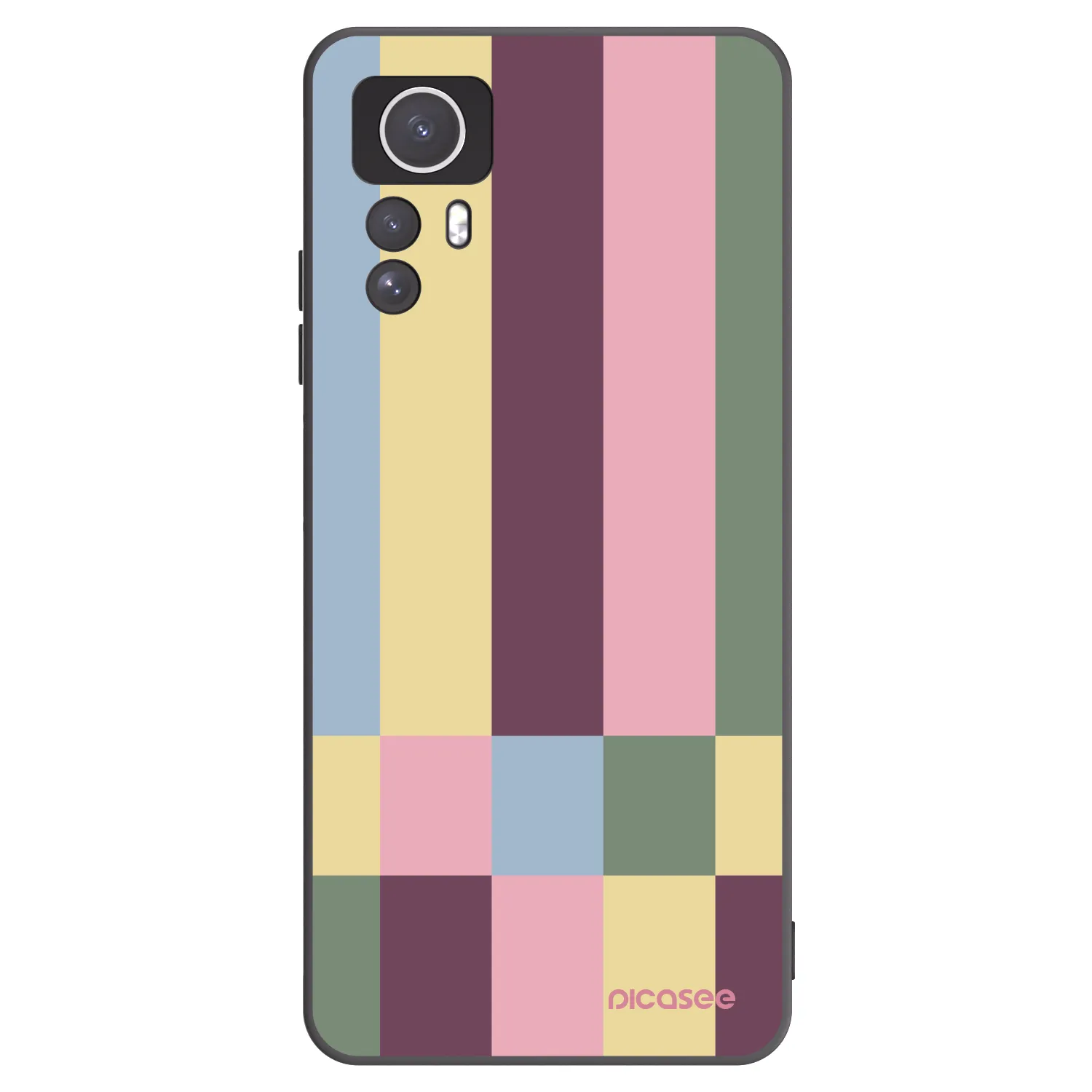 Picasee silikonski črni ovitek za Xiaomi Redmi Note 12S - Lobby tiles