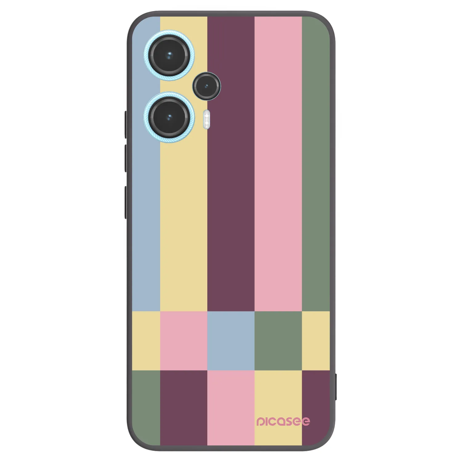 Picasee silikonski črni ovitek za Xiaomi Poco F5 - Lobby tiles