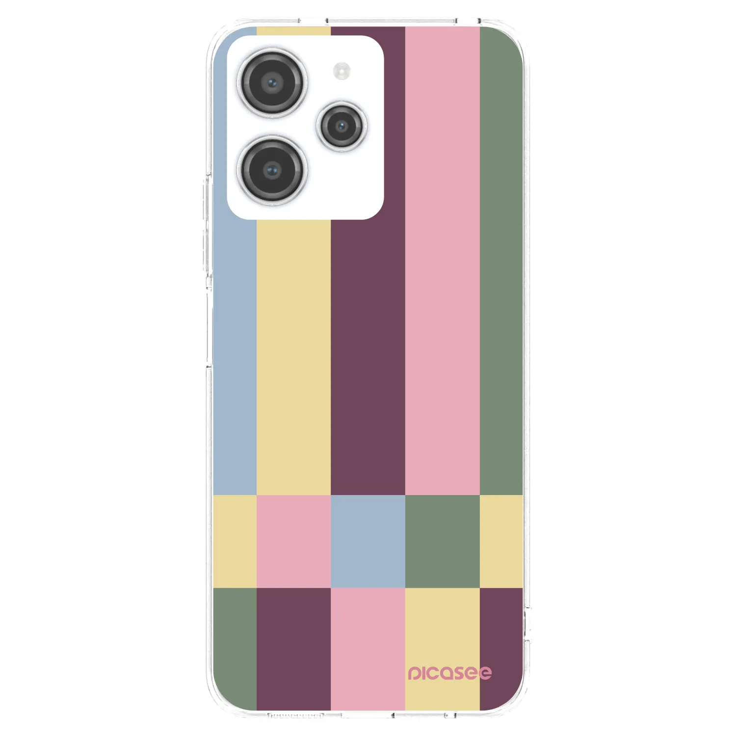 Picasee silikonski prozorni ovitek za Xiaomi Redmi 12 4G - Lobby tiles