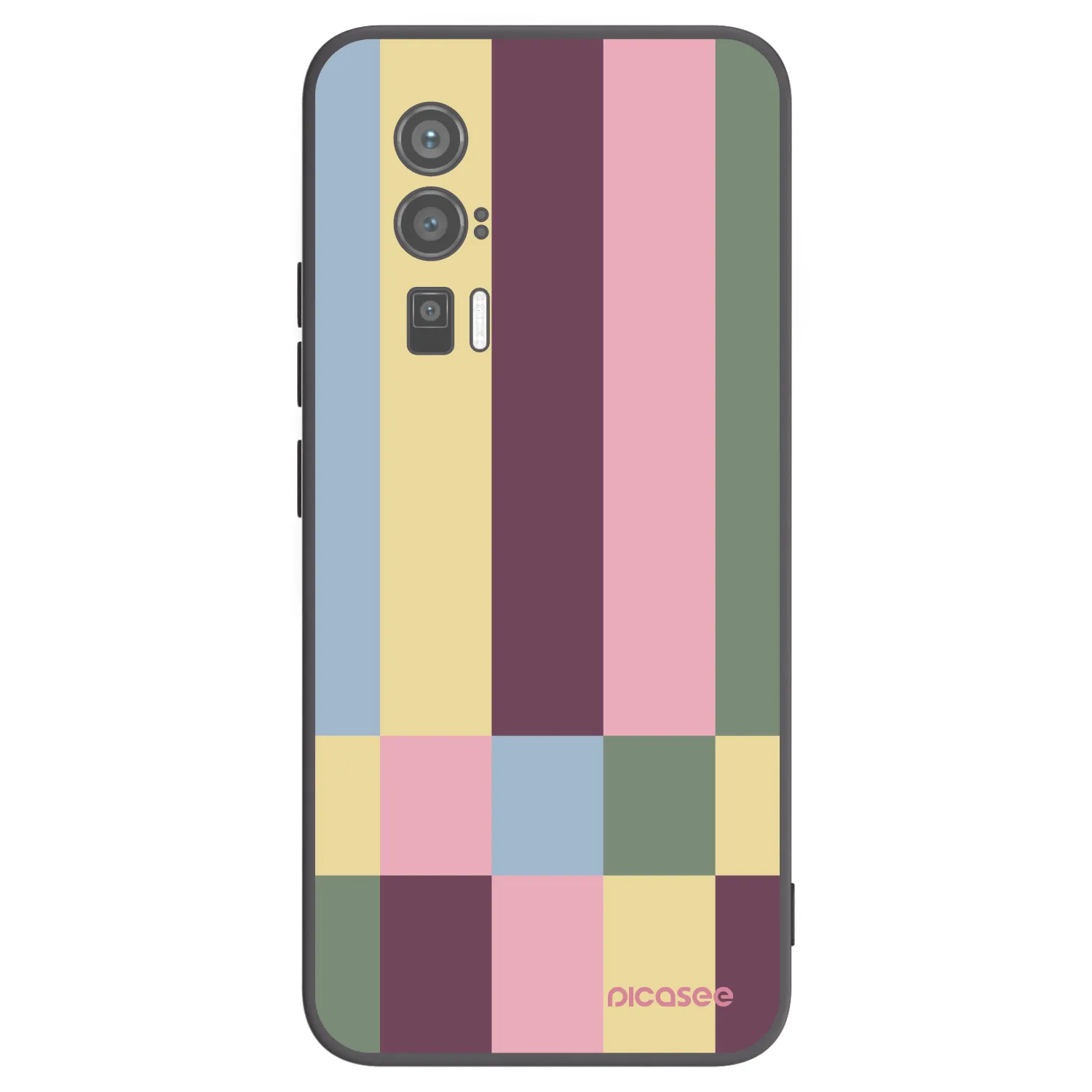 Picasee silikonski črni ovitek za Xiaomi Poco F5 Pro 5G - Lobby tiles