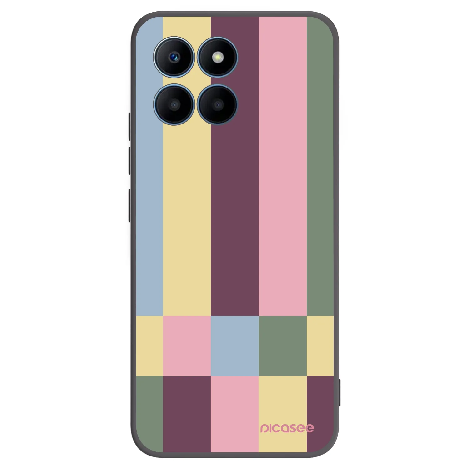 Picasee silikonski črni ovitek za Honor 70 Lite - Lobby tiles