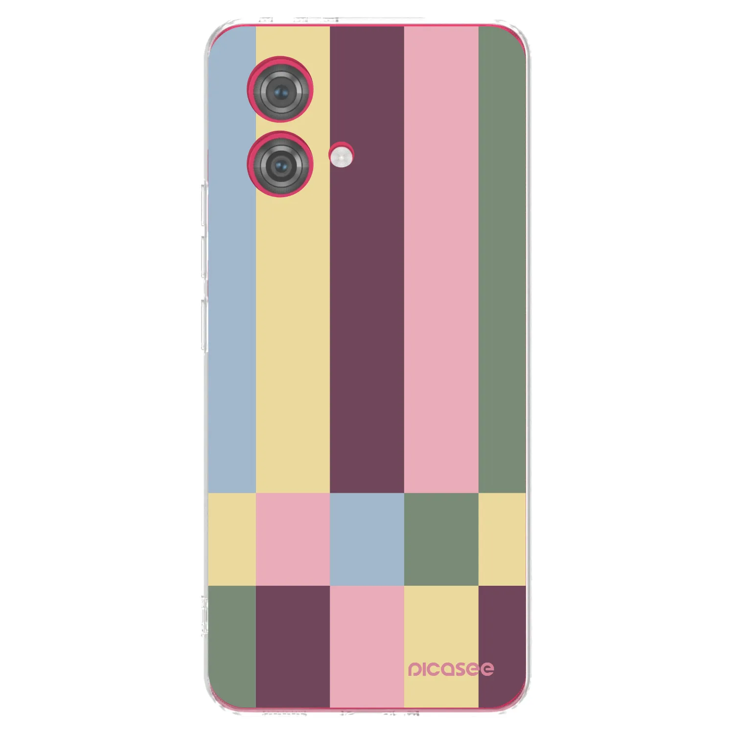Picasee silikonski prozorni ovitek za Motorola Moto G84 5G - Lobby tiles