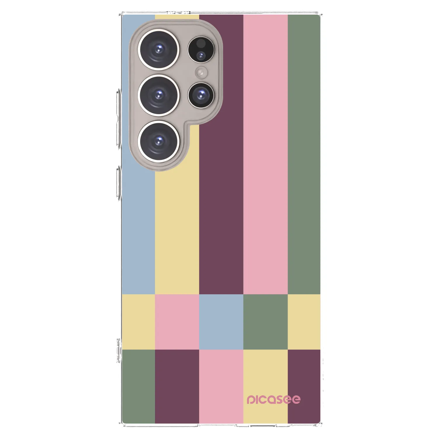Picasee silikonski prozorni ovitek za Samsung Galaxy S24 Ultra S928B 5G - Lobby tiles