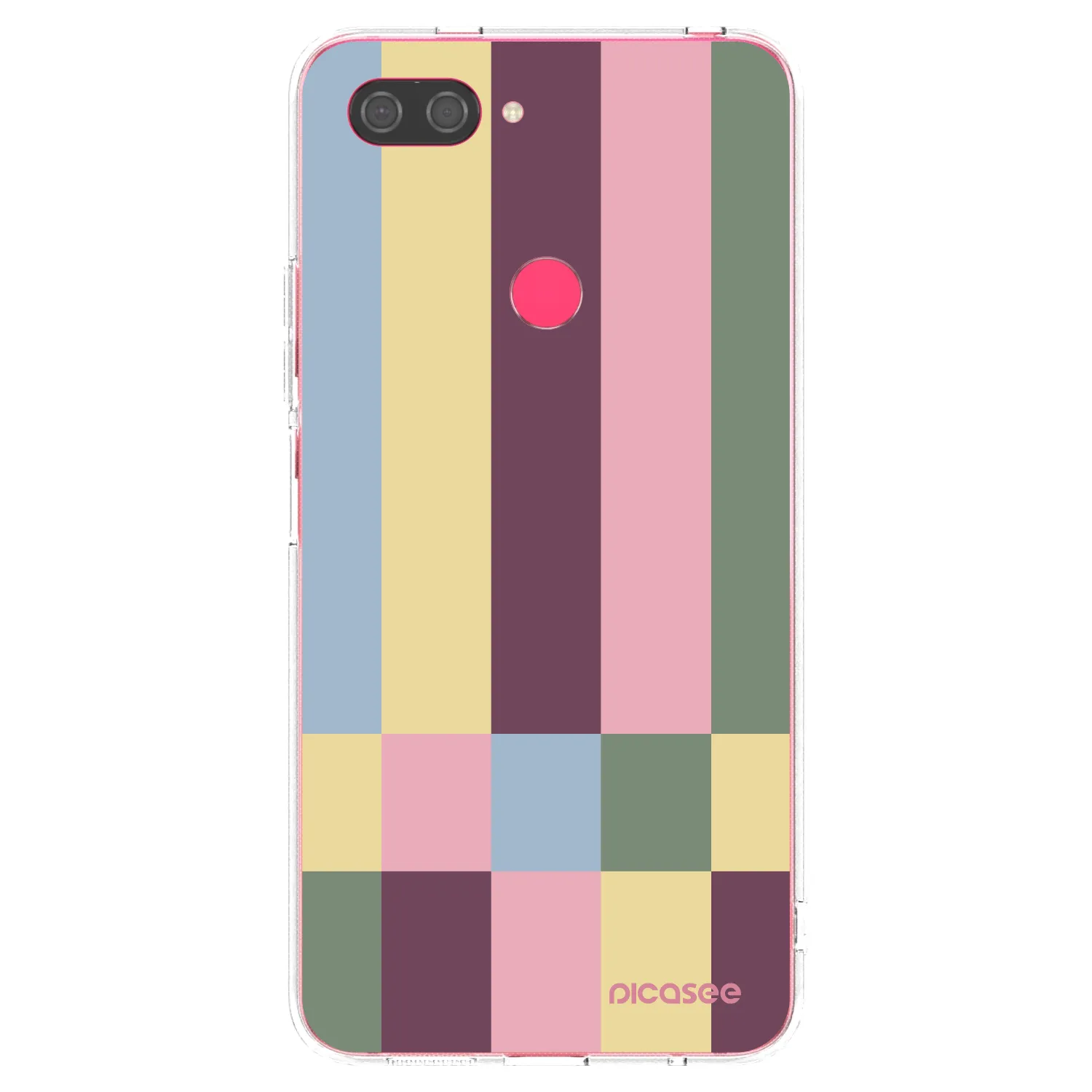 Picasee silikonski prozorni ovitek za Xiaomi Mi 8 Lite - Lobby tiles