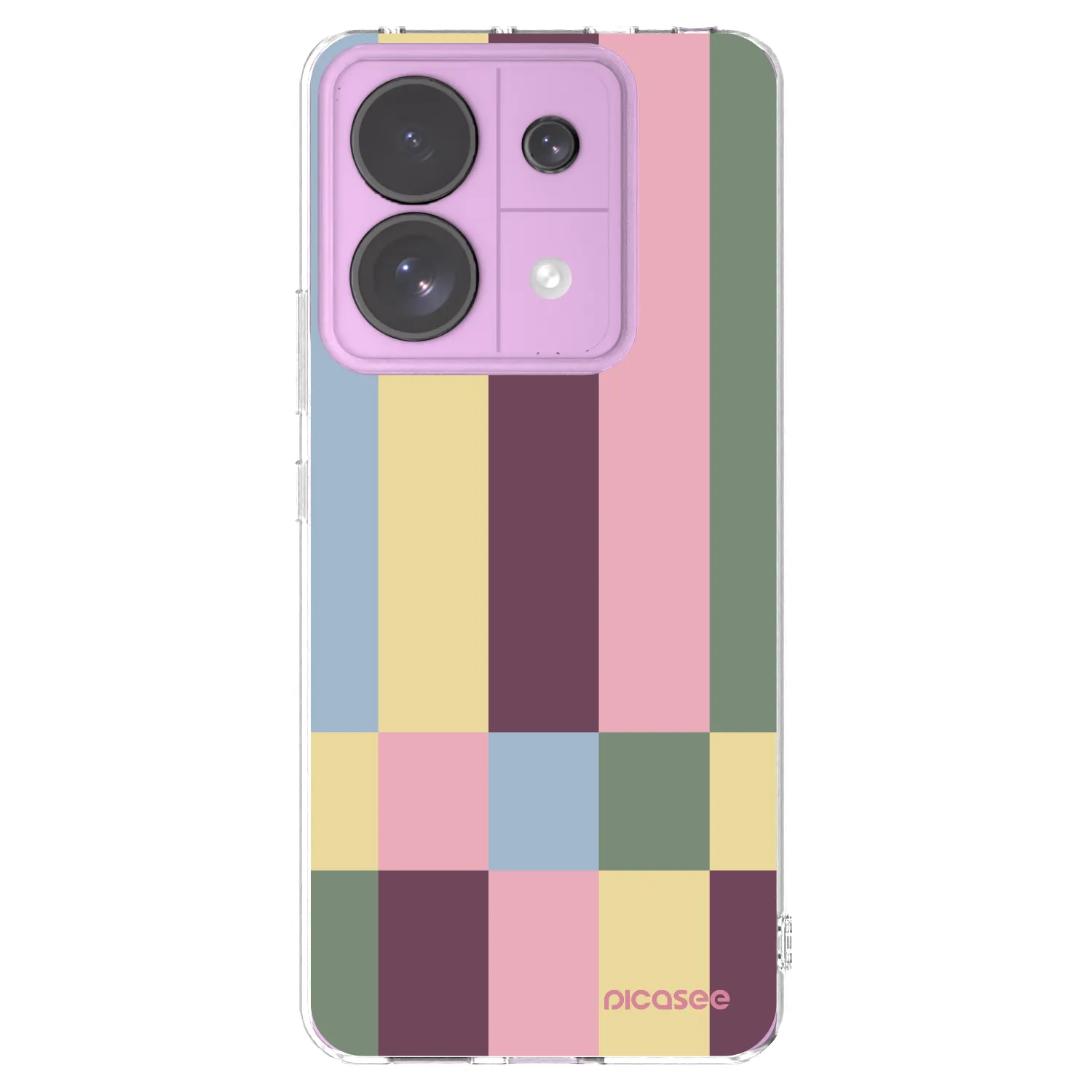 Picasee silikonski prozorni ovitek za Xiaomi Redmi Note 13 Pro 5G - Lobby tiles